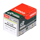 4.5 x 80 - C2 Exterior Strong-Fix - PZ - Twin-Cut - Silver