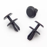 5mm Expanding Push Fit Plastic Rivet, Black