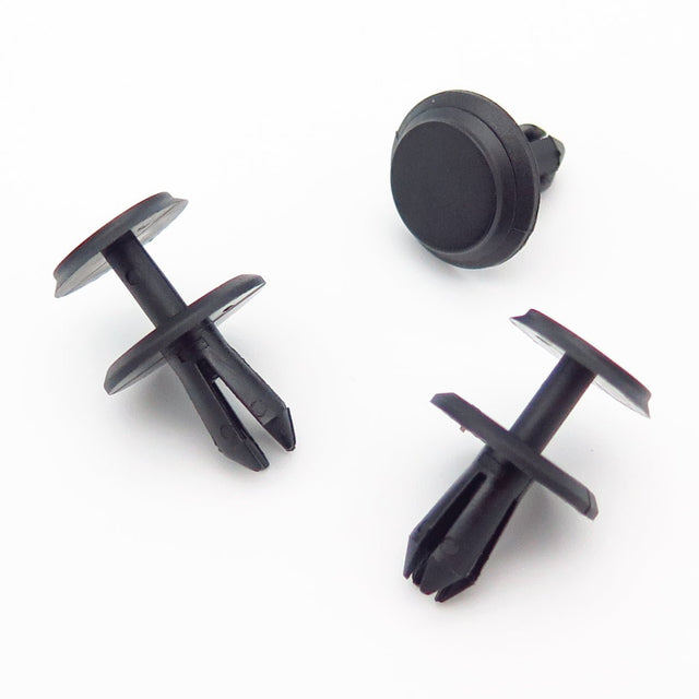 5mm Expanding Push Fit Plastic Rivet, Black