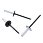Blind Rivet, 4mm Hole, 12mm Black Collar