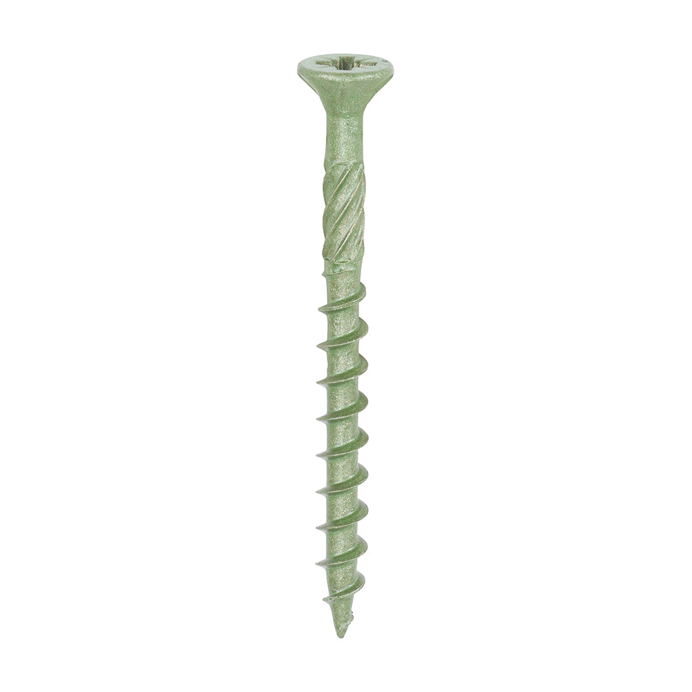 4.5 x 50 - Decking Screw PZ2 - Green