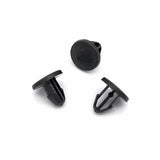Button Clip, Black 5mm Hole