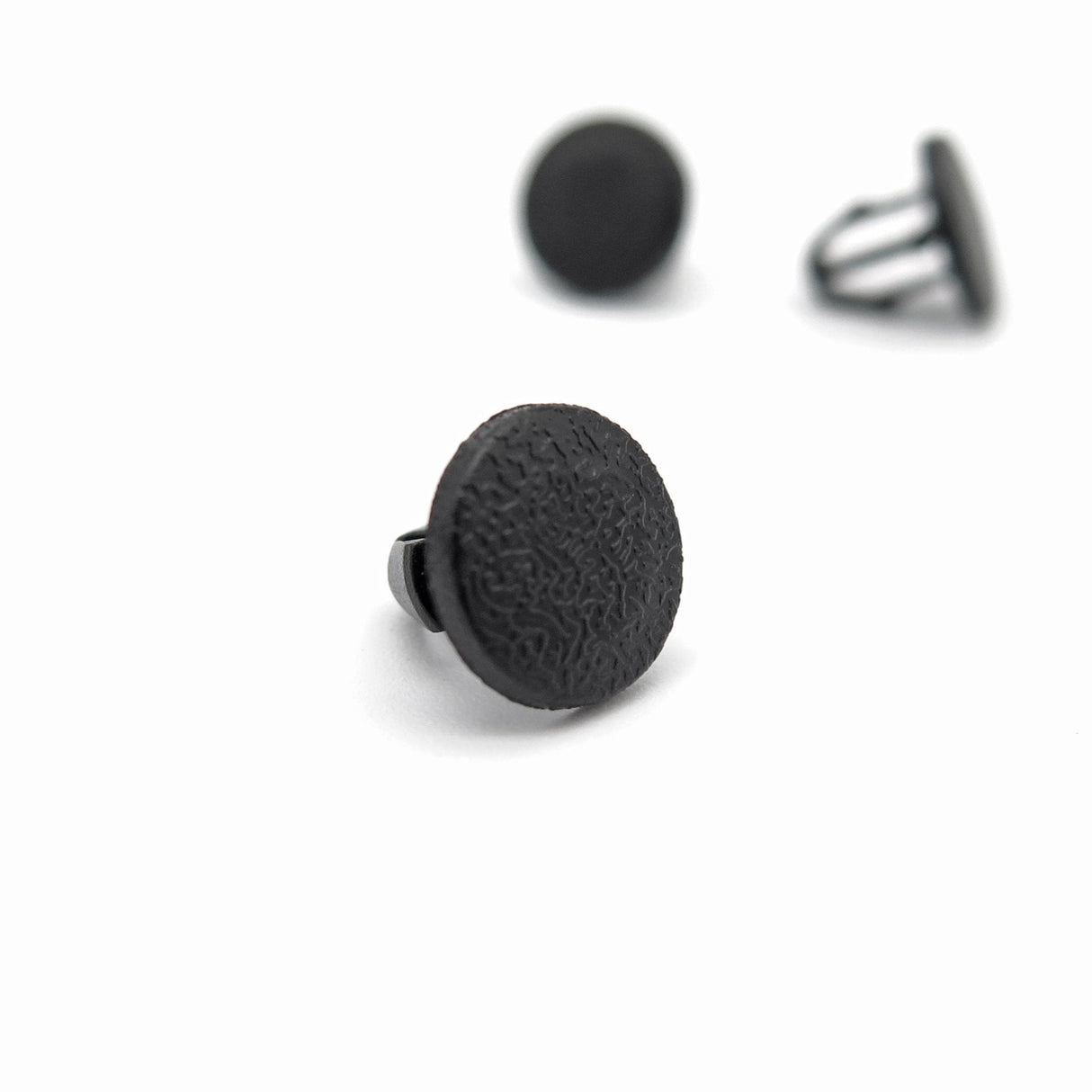 Button Clip, Black 5mm Hole - image 3