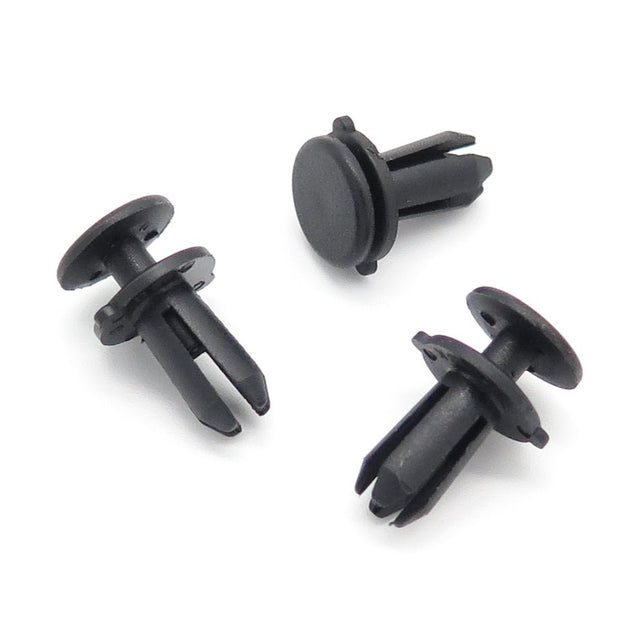 Push Fit Expanding Rivet, 5mm Hole, Black