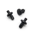 5mm Push Fit Plastic Rivet, Black