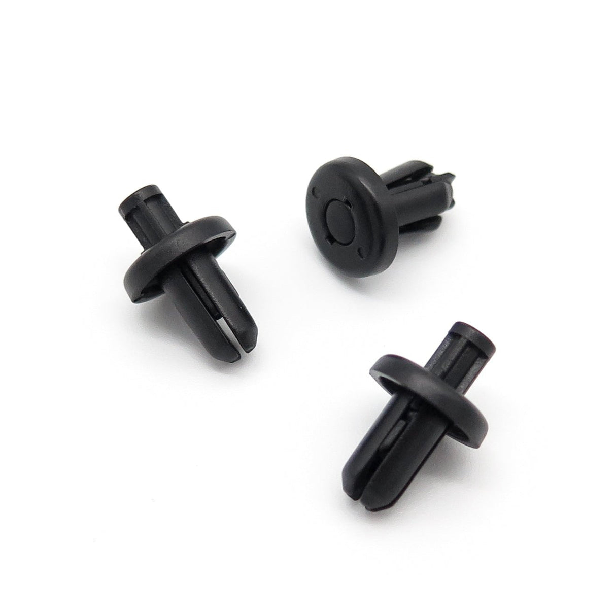 5mm Push Fit Plastic Rivet, Black