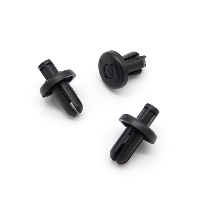 5mm Push Fit Plastic Rivet, Black