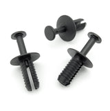 Plastic Push Fit Rivet, Black
