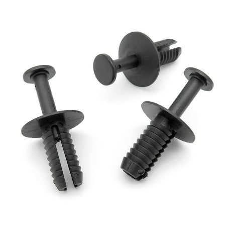 Plastic Push Fit Rivet, Black