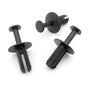 Plastic Push Fit Rivet, Black