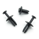 Push Fit Plastic Rivet, Black, 6mm Hole