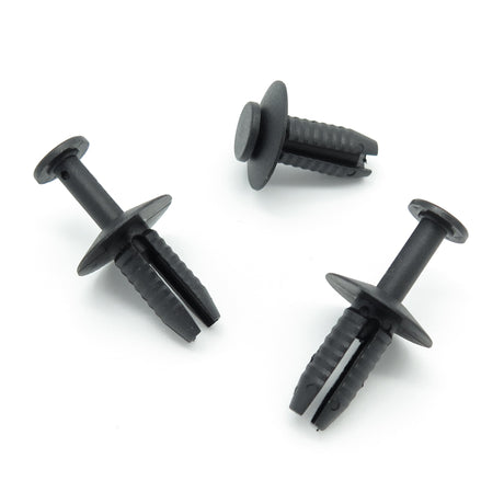 Push Fit Plastic Rivet, Black, 6mm Hole