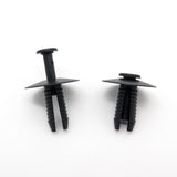 Push Fit Plastic Rivet, 6mm Hole, 20mm Collar, Black - image 3