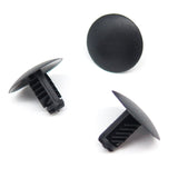 Fir Tree Clip, 7mm Hole, 20mm Head, Black