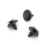 Plastic Fastener, Push Fit Rivet, Black