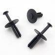 7mm Push fit Plastic Rivet, Black