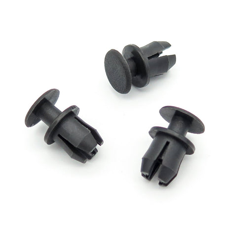 8.5mm Push Fit Plastic Rivet, Grey