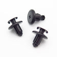 Push Fit Clip, 7mm Hole, Black