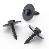 Metal Bolt & Washer Set, Black