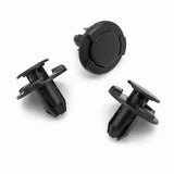 Push Fit Plastic Rivet, 8mm Hole, Black