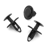 Push Fit Plastic Rivet, 8mm Hole, Black