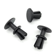 Push Fit Plastic Rivet, 8mm, Black