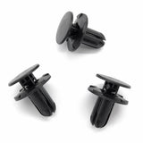 Push Fit Plastic Rivet, Black, 8mm