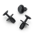Plastic Expanding Rivet, 8mm Hole, Black