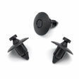 Push Fit Plastic Rivet, Black