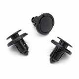 Push Fit Plastic Rivet, Black, 8mm Hole