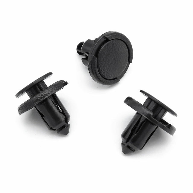 Push Fit Plastic Rivet, Black, 8mm Hole