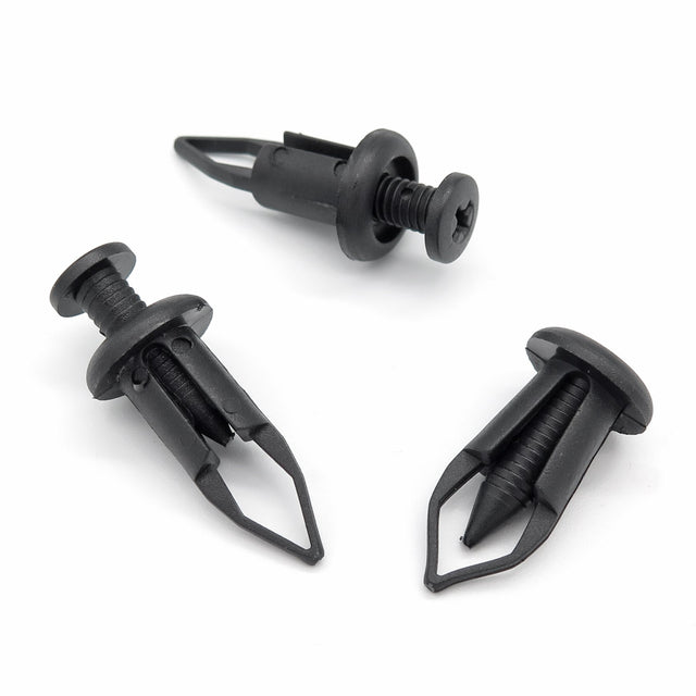 Screw Fit Clip, 9.5mm Hole, Black