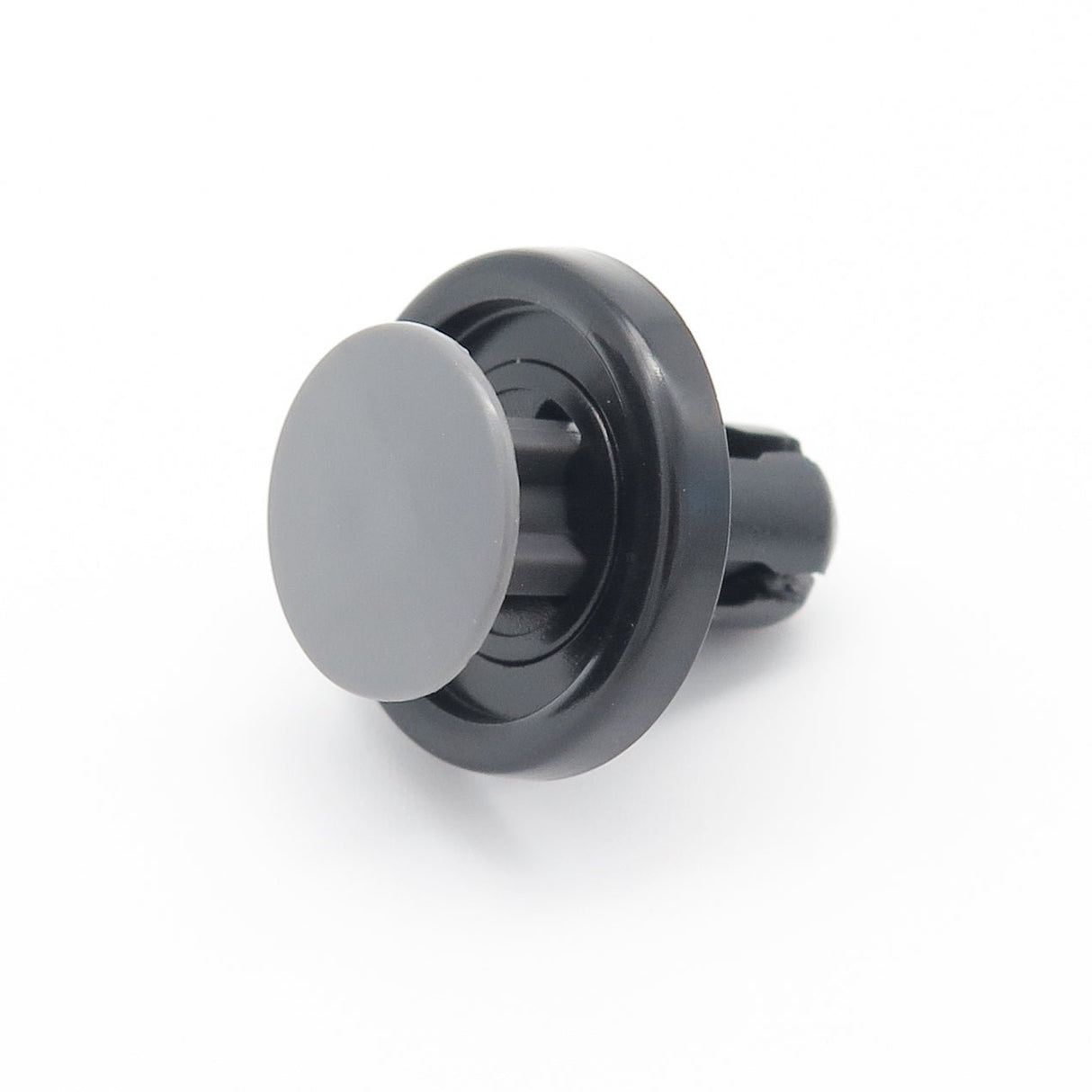 Push Fit Plastic Rivet, Black, Grey Centre Pin - image 3