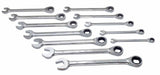 12 Pc Bolt Extractor Non-Reversible Ratcheting Spanner Set