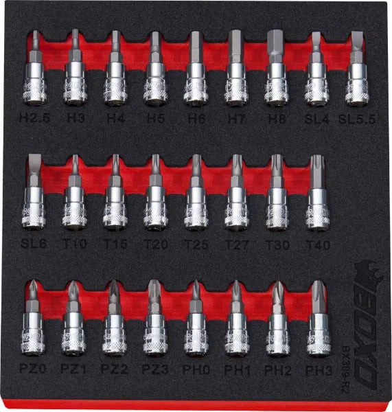 1/4" Master Bit Socket Set In EVA Foam