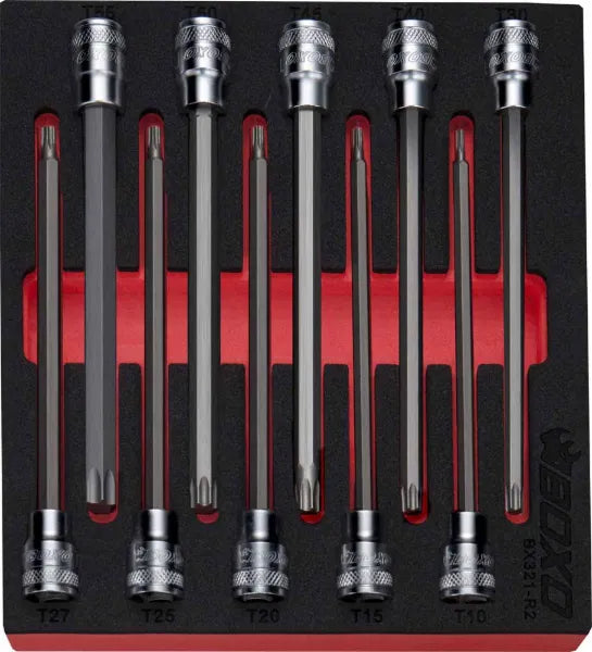 3/8" Torx Long Bit Socket Set In EVA Foam