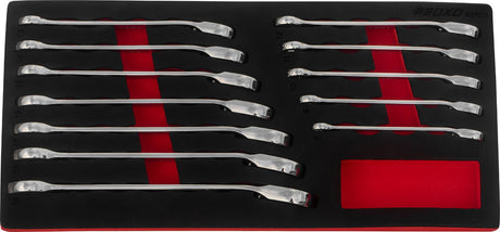 Boxo 12 Pc Reversible Ratcheting Spanner Set
