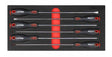 6pc 250mm long Screwdriver set in EVA Foam