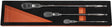 3 Pc 90T Flex-Head Ratchet Set With Lock