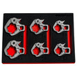 6 Pc 1/2 Dr Ratcheting Flare Nut Set 21,22,24,27,30,32mm
