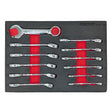 12 Pc Stubby Combination Spanner Set