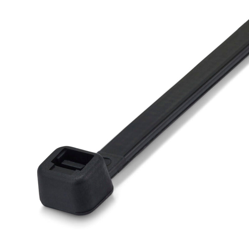 750 x 7.6mm Black Cable Ties - Pack of 100