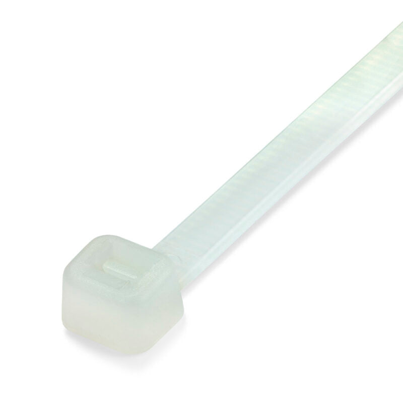200 x 4.8mm Natural Cable Ties - Pack of 100