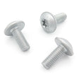 Metal Torx Head Screw, M6 x 20mm, Silver