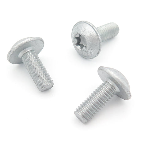 Metal Torx Head Screw, M6 x 20mm, Silver