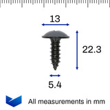 Screw, Metal, 5.4mm x 19.5mm - image 2