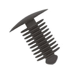 Fir Tree Trim Clip, 9-10mm Hole, 18mm Head, Black