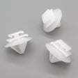 Exterior Door & Panel Trim Moulding Clip, White
