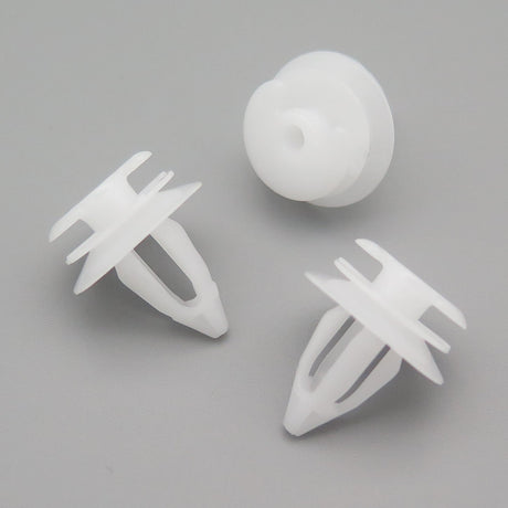 Interior Trim Panel Clip, 8mm, White