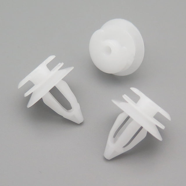 Interior Trim Panel Clip, 8mm, White